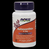 Natürliches Astaxanthin 4 MG 60 Kapseln NOW FOODS
